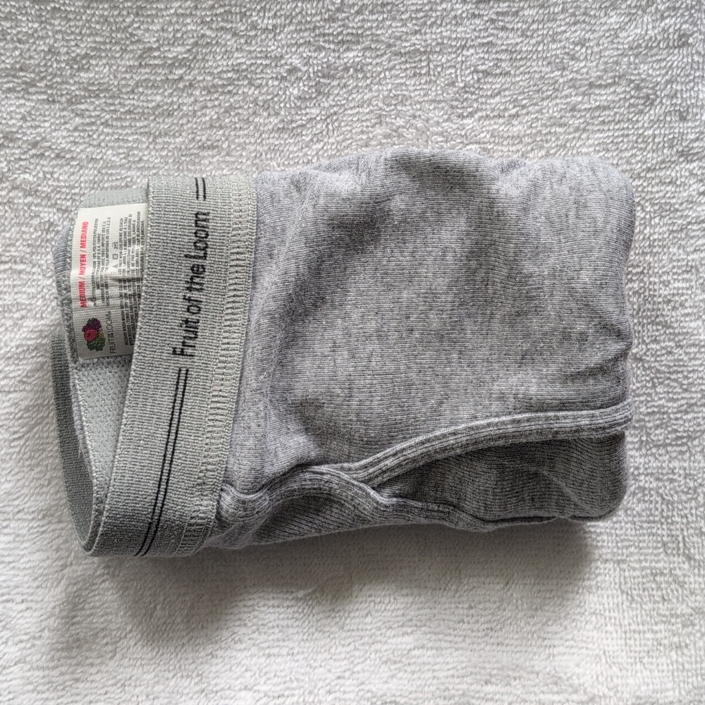 Fruit of the Loom Briefs, Medium, 1 Pack, Grey, Vintage